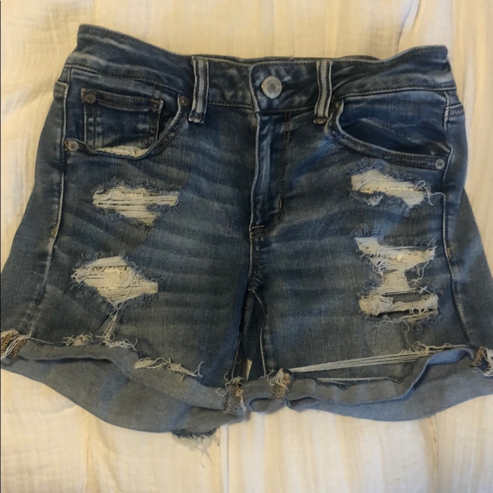 American eagle denim shorts